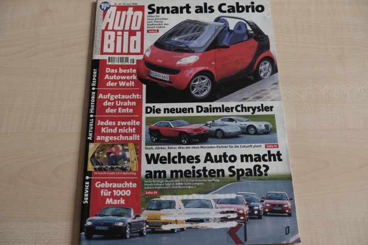 Deckblatt Auto Bild (25/1998)